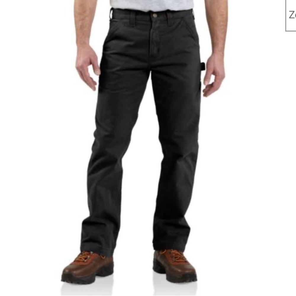 Men's Carhartt Relaxed Fit Black Pants 32x30